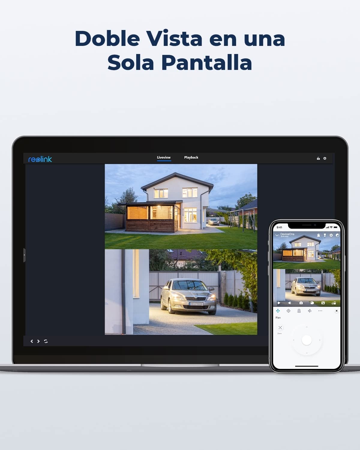 Reolink 4K 360° PTZ Camara Vigilancia Exterior, Auto-Tracking & Doble Lente | 8MP Camara Solar Inalambrica, 8× Zoom, 2,4/5 GHz WiFi 6, Detección Smart, Visión Nocturna en Color, TrackMix + Panel Solar
