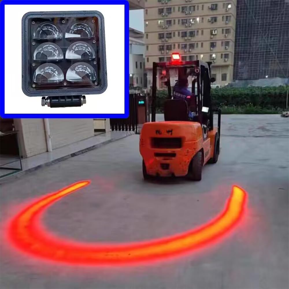 LED-Technik-Fahrzeuglampe, Gabelstapler-Lampe, LED-Lichter, quadratisch, LED-Arbeitsleuchte, 2 Stück, 10 W, Scheinwerfer, LED-Fahrlicht für LKW, Geländefahrzeuge, ATV, UTV, Boot, Fahrlampe