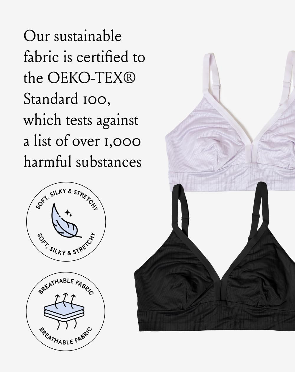 Bodily The Effortless Bra for Pregnancy, Postpartum & Nursing, Wireless Breastfeeding Maternity Bra - Image 5