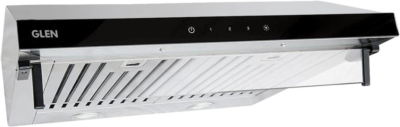 Glen Straight Line Chimney 6001 SS Touch Sensor 60cm 1000 m3/h Baffle filters