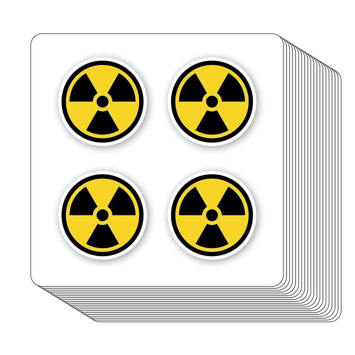Nuclear Process Sticker Emf Protection Stickers Nuclear Radiation Stickers 1in For Scrapbooking ...