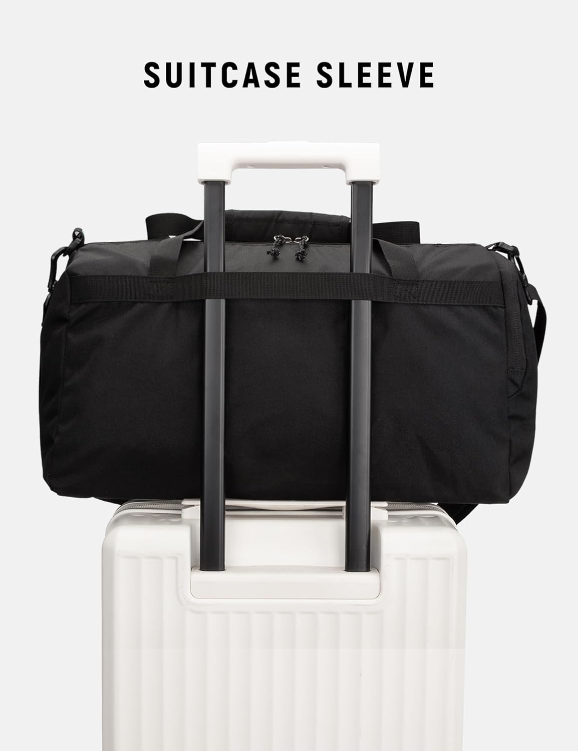 SKYSPER 30L Gym Duffel - Sports Bag Small with Wet Pocket for Sport, Travel, Fitness & Workout Men Women(Black) - Image 5