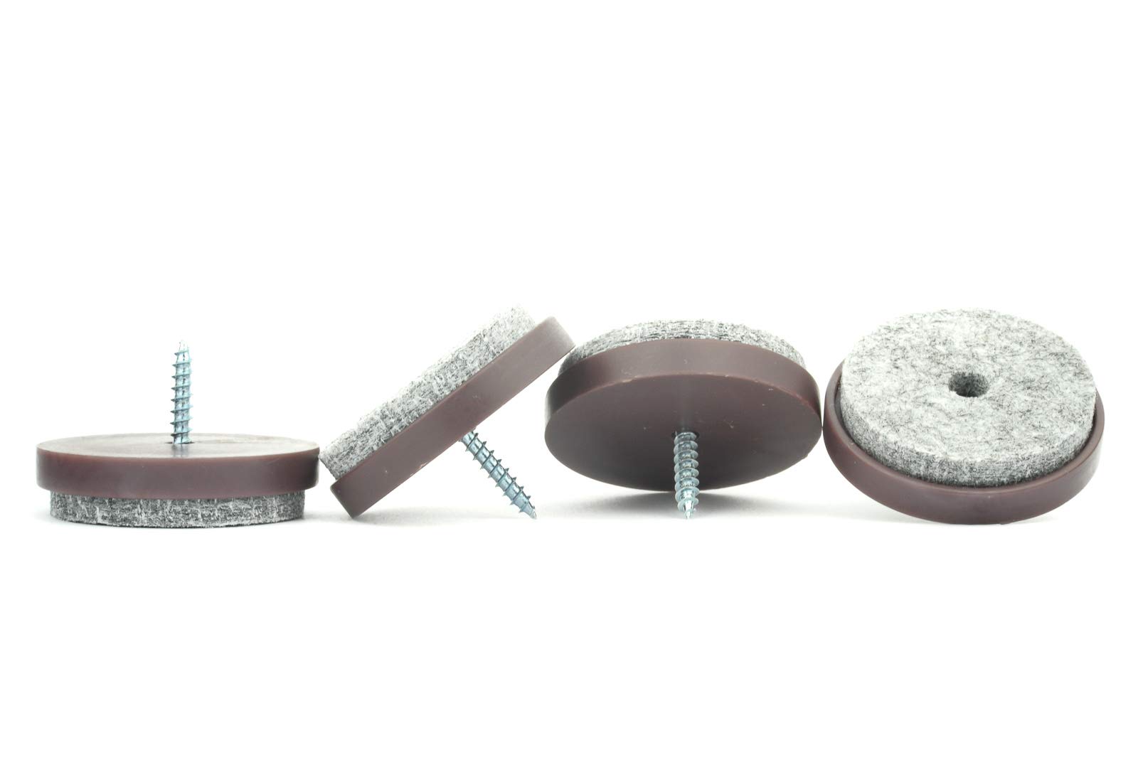 Keay Vital Parts 40Mm Screw-On Felt Furniture Pads - Made In Germany (Pack Of 8)