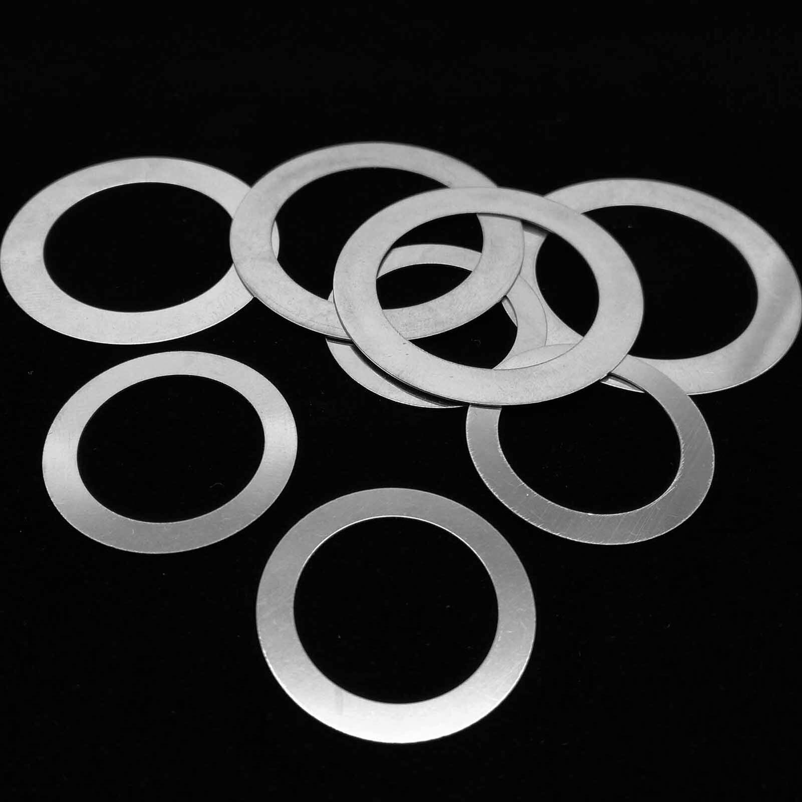 Bclla Zkenshan-washers 304 Stainless Steel Super Ultra Thin Flat Washer Ultrathin Shim Plain Gasket, M9 M10 M12 M13 M14 M15 M16 M17 M20 M25 M30 M40, 10pcs, Good wear Resistance