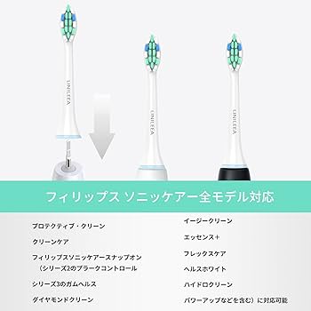 PHILIPS Sonicare 3100 電動歯ブラシ＆8本替ブラシ Amazon.co.jp: LINILEEA 替えブラシ フィリップス ソニッケアー