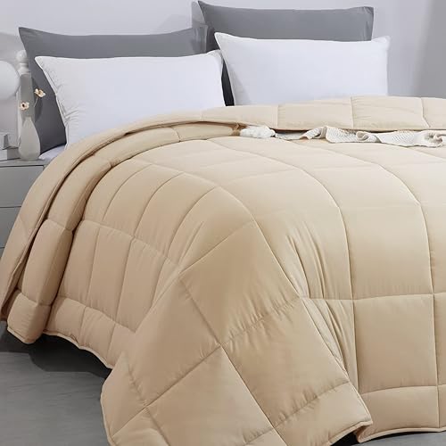 Miniatura 6 de HOMBYS Edredón de tamaño King de Alaska de 136 x 120 pulgadas para todas las estaciones, relleno de edredón de gran tamaño, edredón de cama