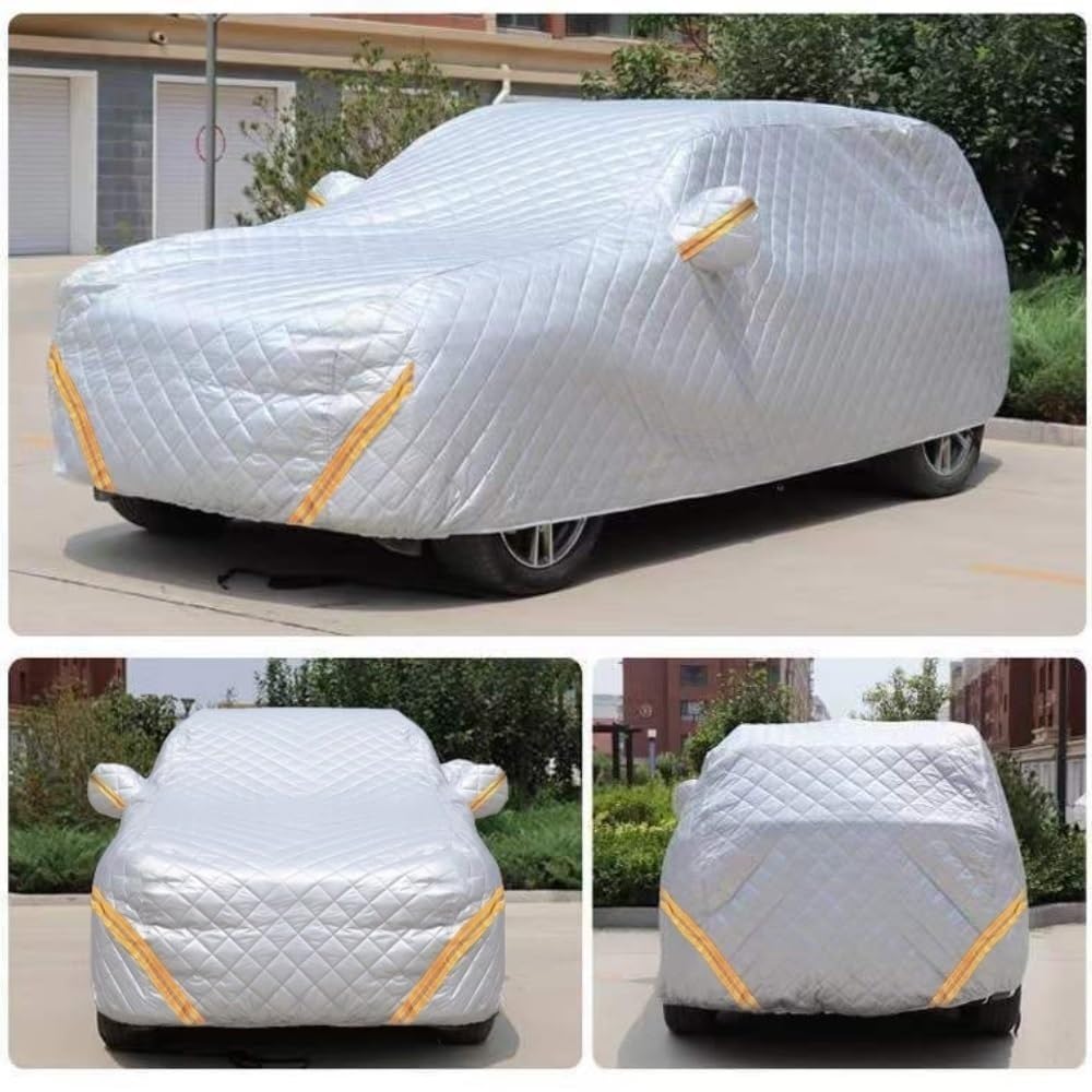 Hagelschutz Abdeckplane Für Sandero 3 Stepway, Auto Hagelschutzplane Autogarage Abdeckung Outdoor UV-Schutz Und Frostschutz Mit Reflektorstreifen