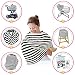 My Sweet Star –Multi Use 6-in-1 Nursing and Breastfeeding Baby Cover –Organic Stretchy Fabric Set- Covers Infant Car Seat Canopy, Stroller, Shopping Cart, High Chair and Use as Infinity Scarf, Shawl