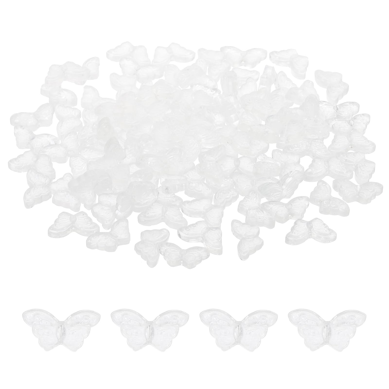 Perles papillon en cristal sans résidu pour enfilage facile de bracelet et collier