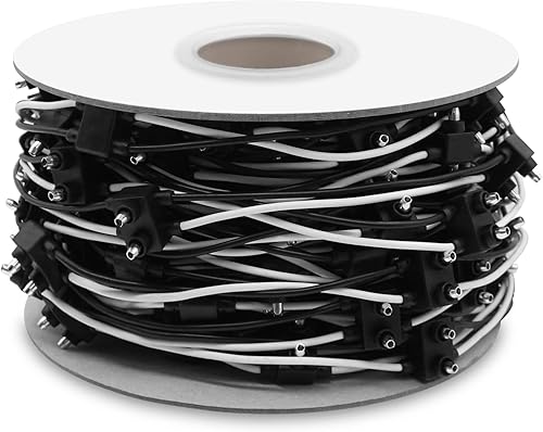 Ronybuy Rollo de enchufes de bala doble macho de 150 x 2 alambres, arnés de alambre de 2 clavijas para marcadores laterales de liquidación,