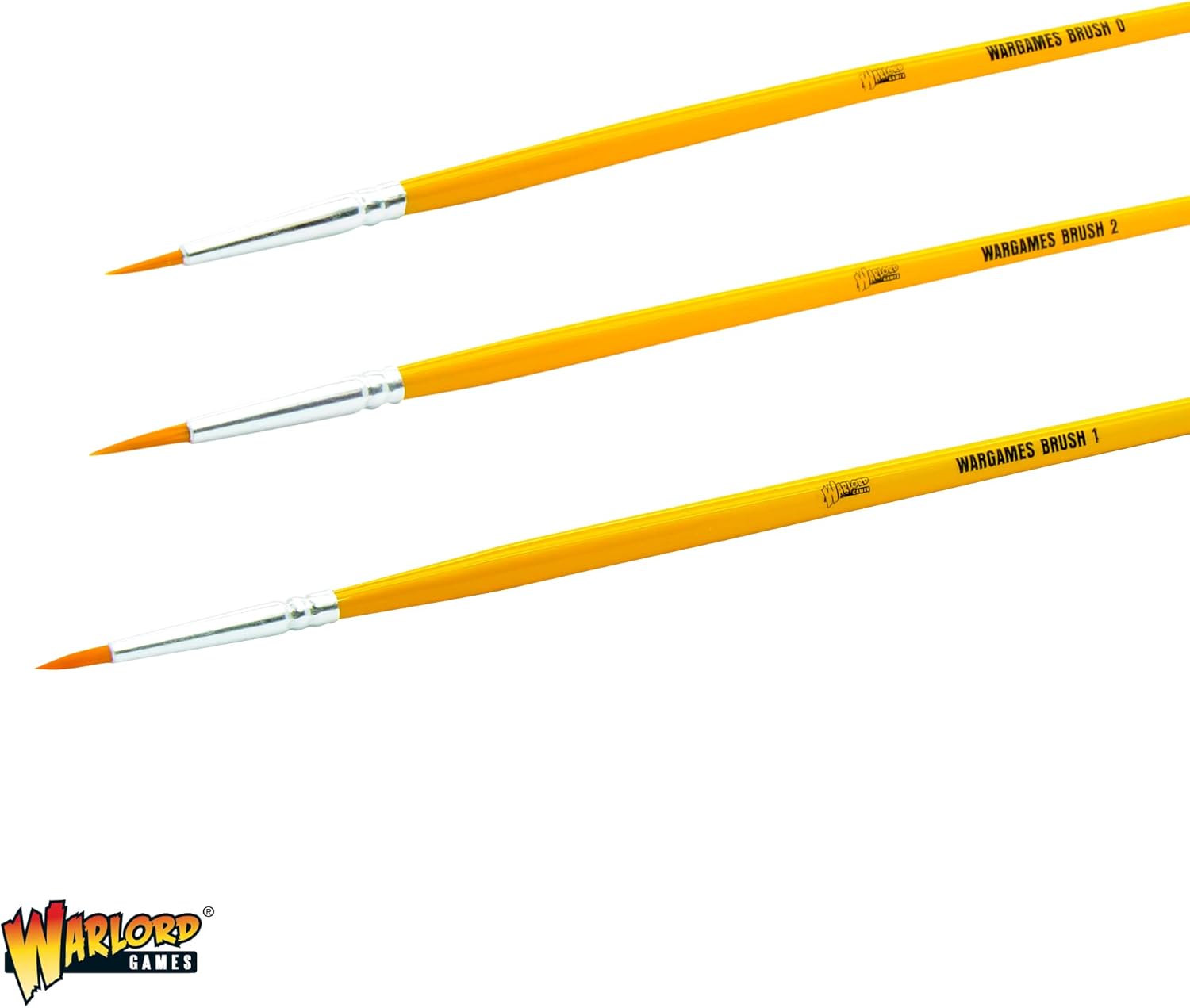 Ultra Fine detail paintbrush set of 6. Warlord Games Miniature Brush Set for Fine Detailing