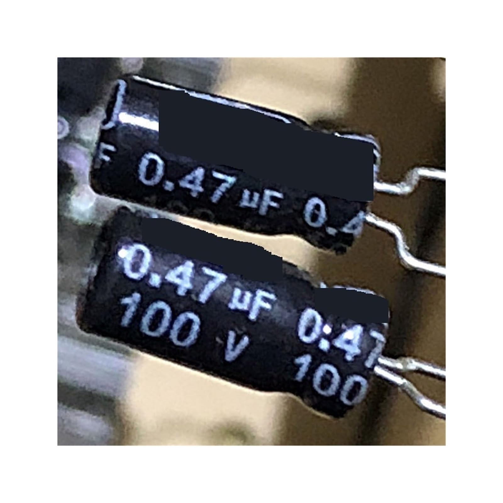 Condensateur électrolytique 47uF 25V pour réparer une alimentation TV ou un amplificateur audio