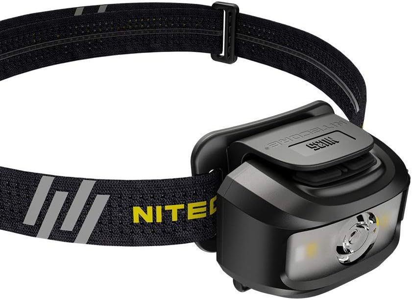 Nitecore NU35 Headlamp, Dual Power Source, Long Runtime, USB Rechargeable w/Eco-Sensa USB Fast 3Amp Wall Charger