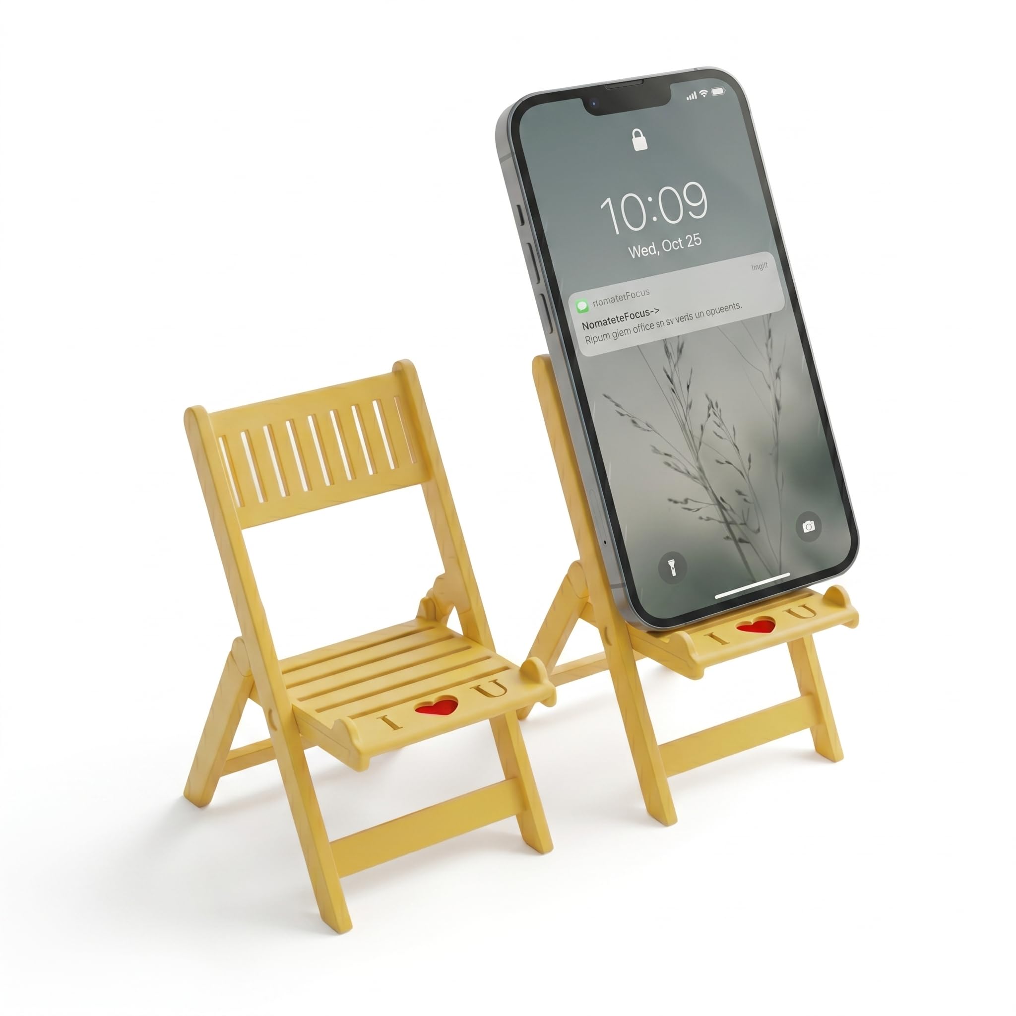 Mini Chair Shape Foldable Mobile Phone Stand Holder for Desk | Cute Kawaii Design | Hands-Free Smartphone Dock for Video Calls, Reels, Study & Online Meetings | Compatible with All Phones-image-34