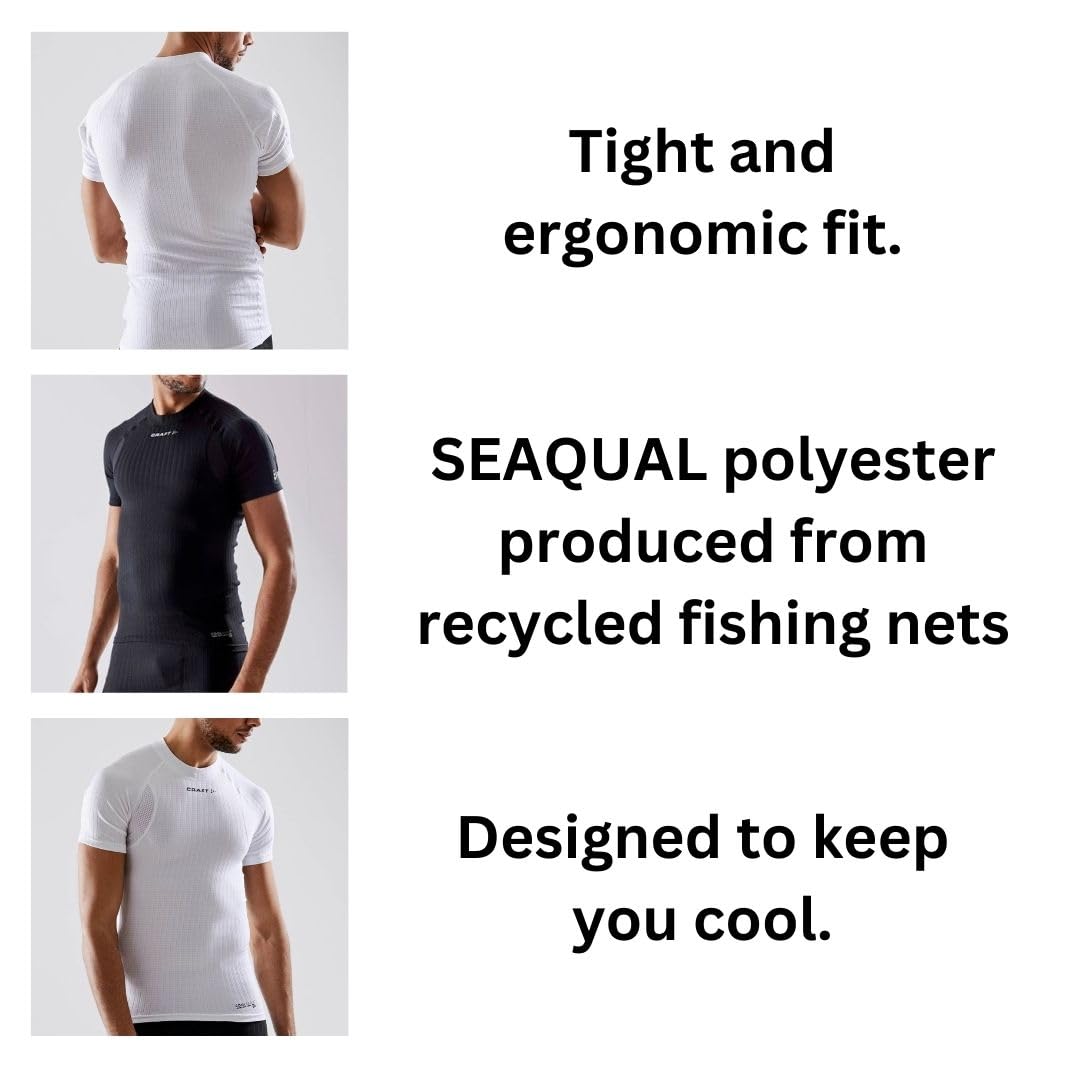 Craft Active Extreme x okrągły dekolt z krótkim rękawem baselayer męski