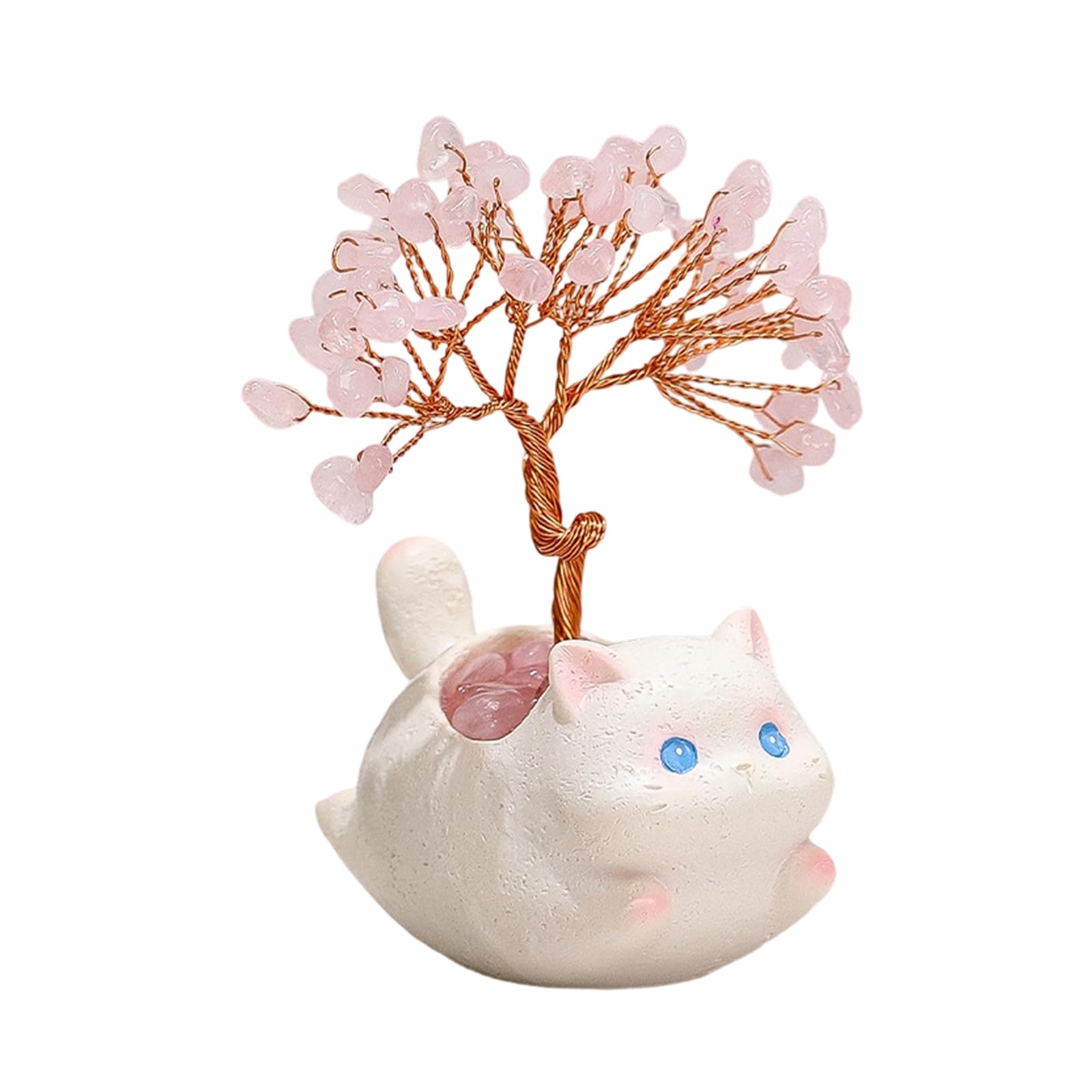 Oxxggkao Crystal Tree with Cartoon Bonsais Quartzs Crystal Money Tree Bonsais Feng Shuis Decors Housewarmings Present Home Decors Feng Shuis Decoration