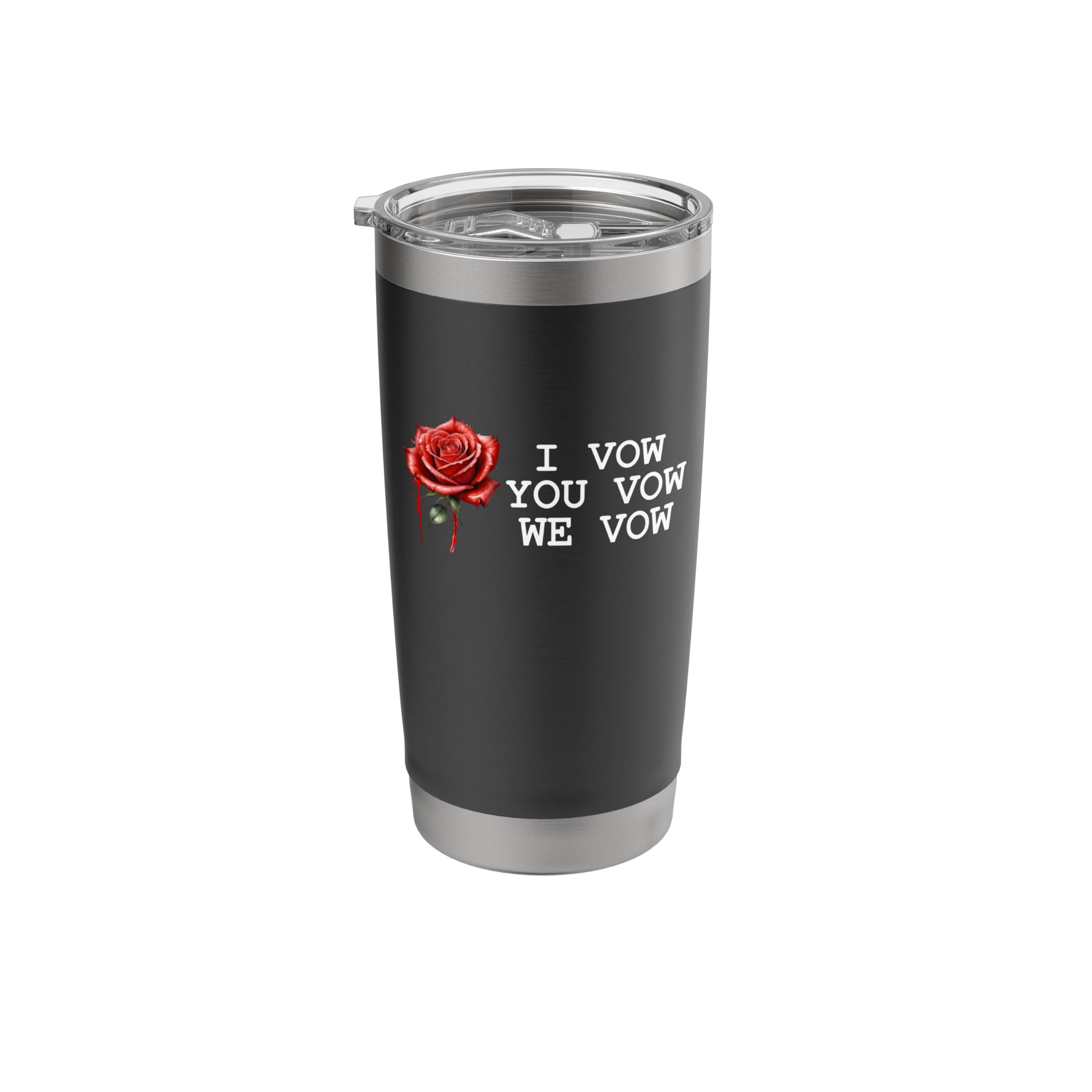 Smutty Dark Romance Spicy Book Smut I Vow You Vow We Vow Stainless Steel Insulated Tumbler