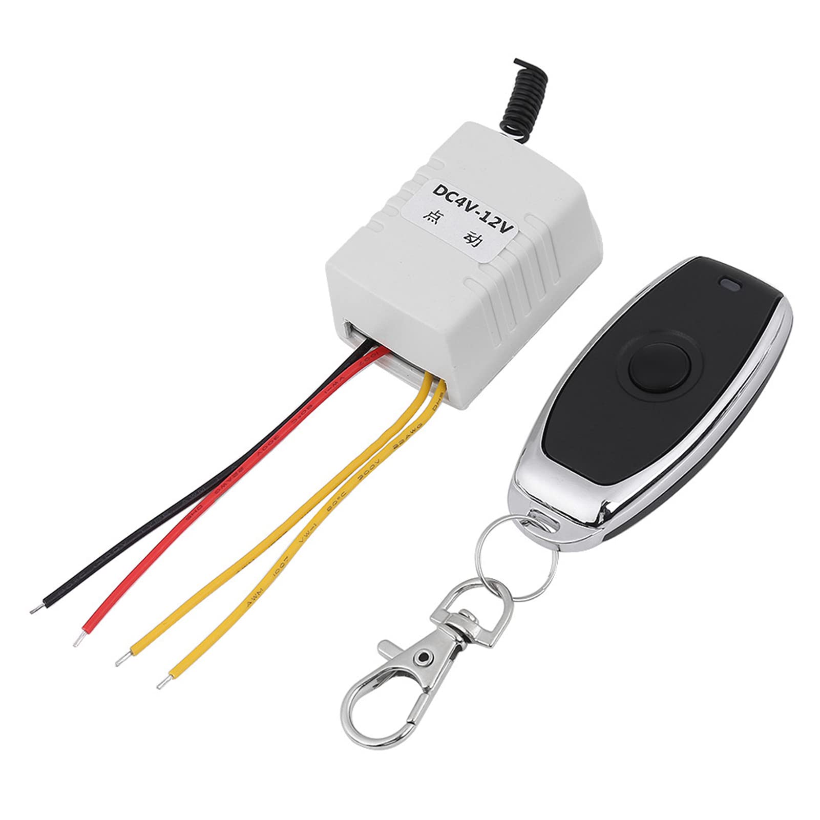 Relè Wireless Con Telecomando – Interruttore DC 4V-12V A 1 Canale, Con Codice Di Apprendimento, Per Porte Automatiche E Sollevamento