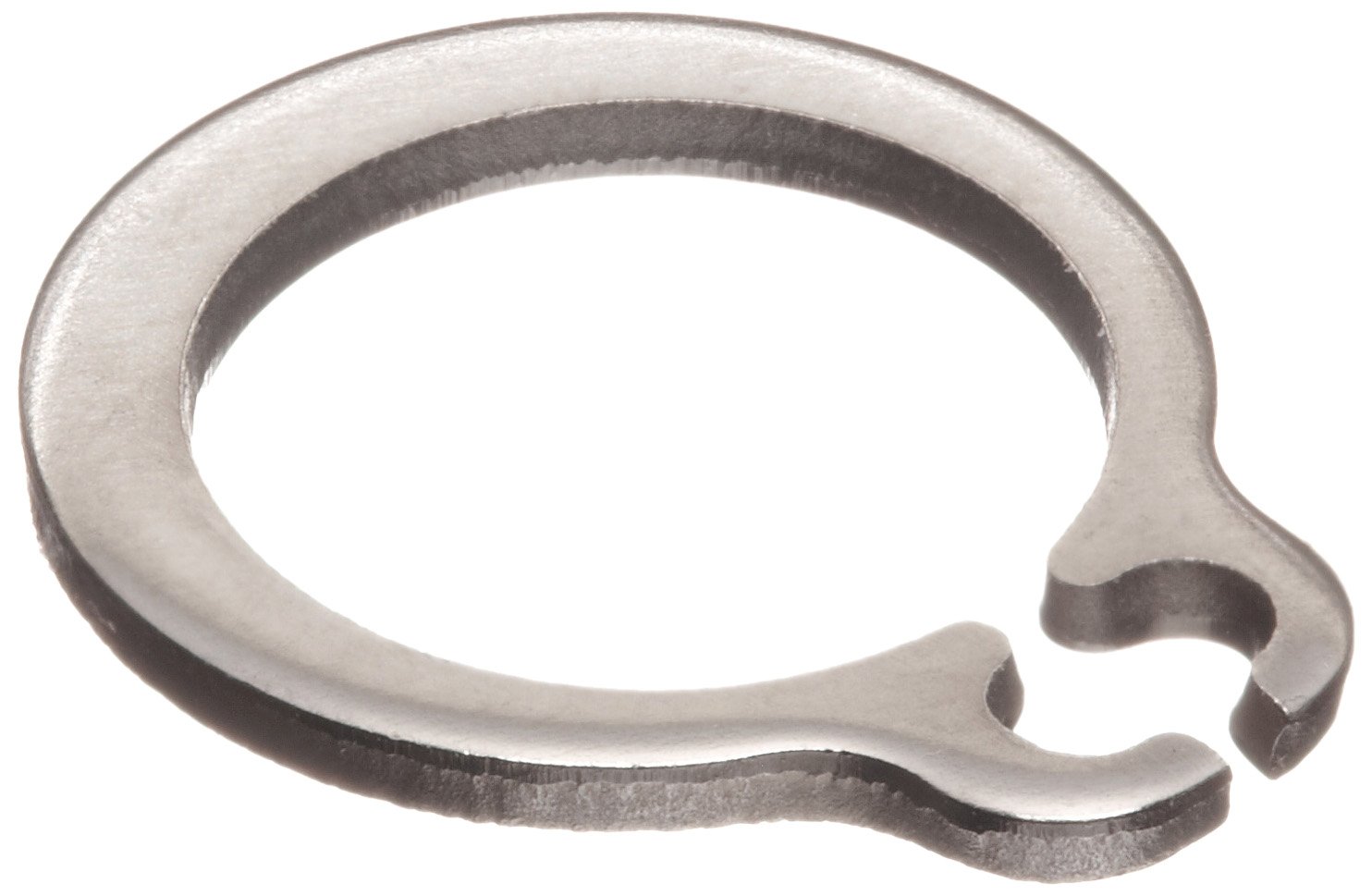 Standard External Retaining Ring, Tapered Section, Axial Assembly, DIN 1.4122 Stainless Steel