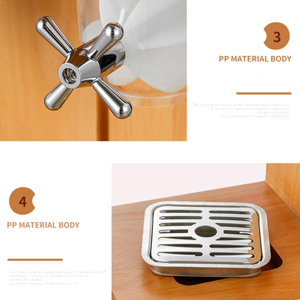 Stainless Steel Oatmeal Dispenser is Suitable for Storing Grain-Free Cereals (Size: 642025/643422/644822 cm) (C)