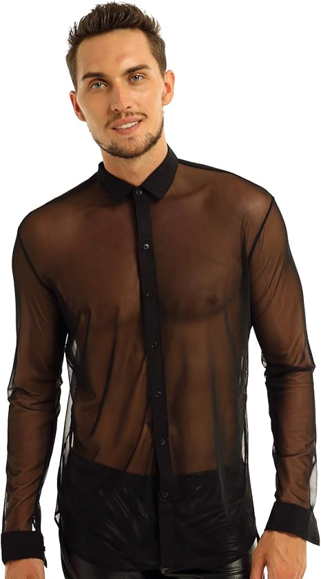 Shirt Tops Clubwear Black 