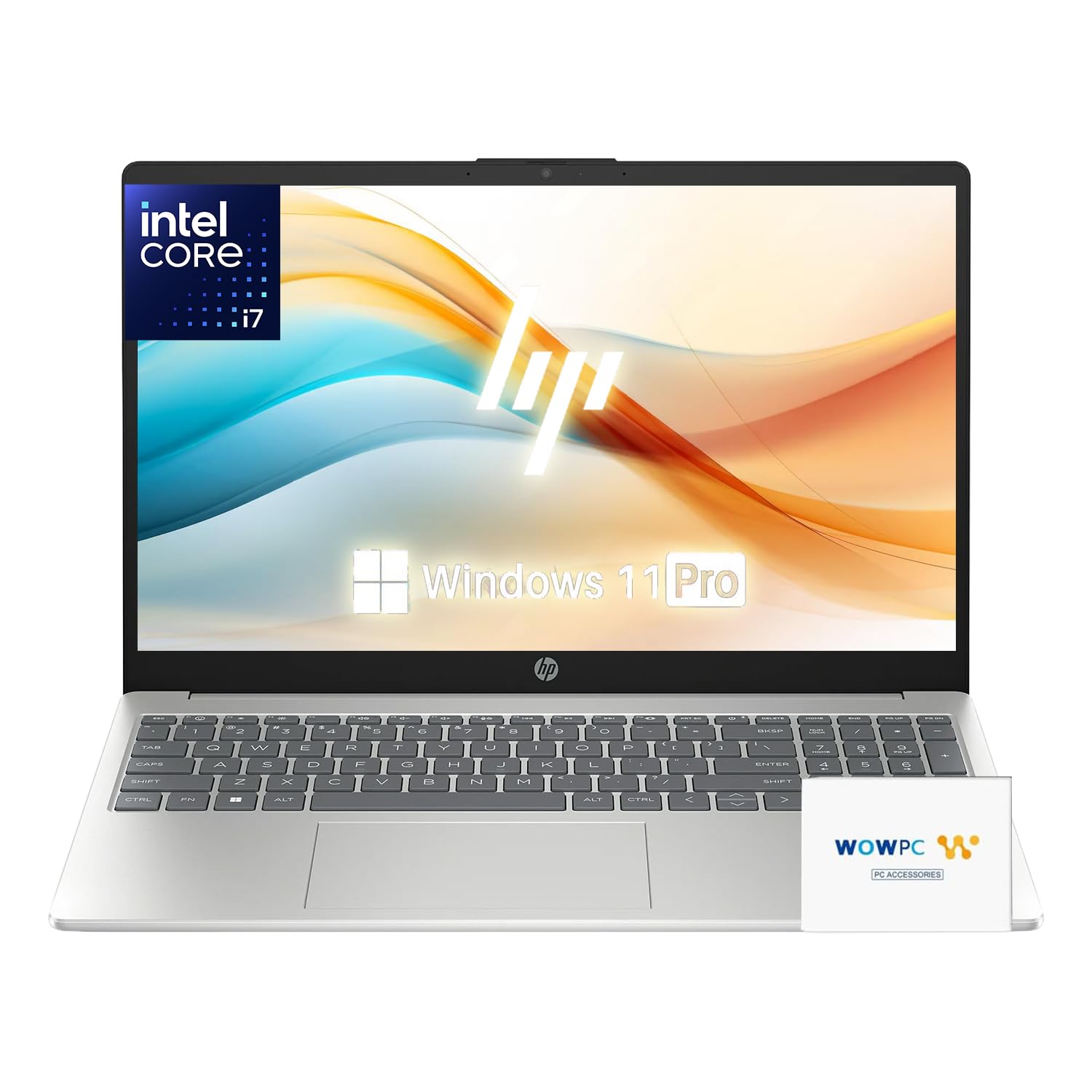 HP Ultrabook 15.6" FHD Laptop for Business & Academic | Powerful Intel Core i7-1255U up to 4.7GHz | 32GB RAM - 1TB Storage (512GB PCIe SSD&512GB External) | Webcam | Win11 Pro | WOWPC Bundle