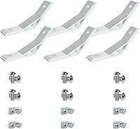 Vista 9 de 20 juegos de 10 soportes de extrusión de 1 "x 1" Serie 1010 Juego de conectores de perfiles de extrusión de aluminio, 20 piezas de 10 esquinas