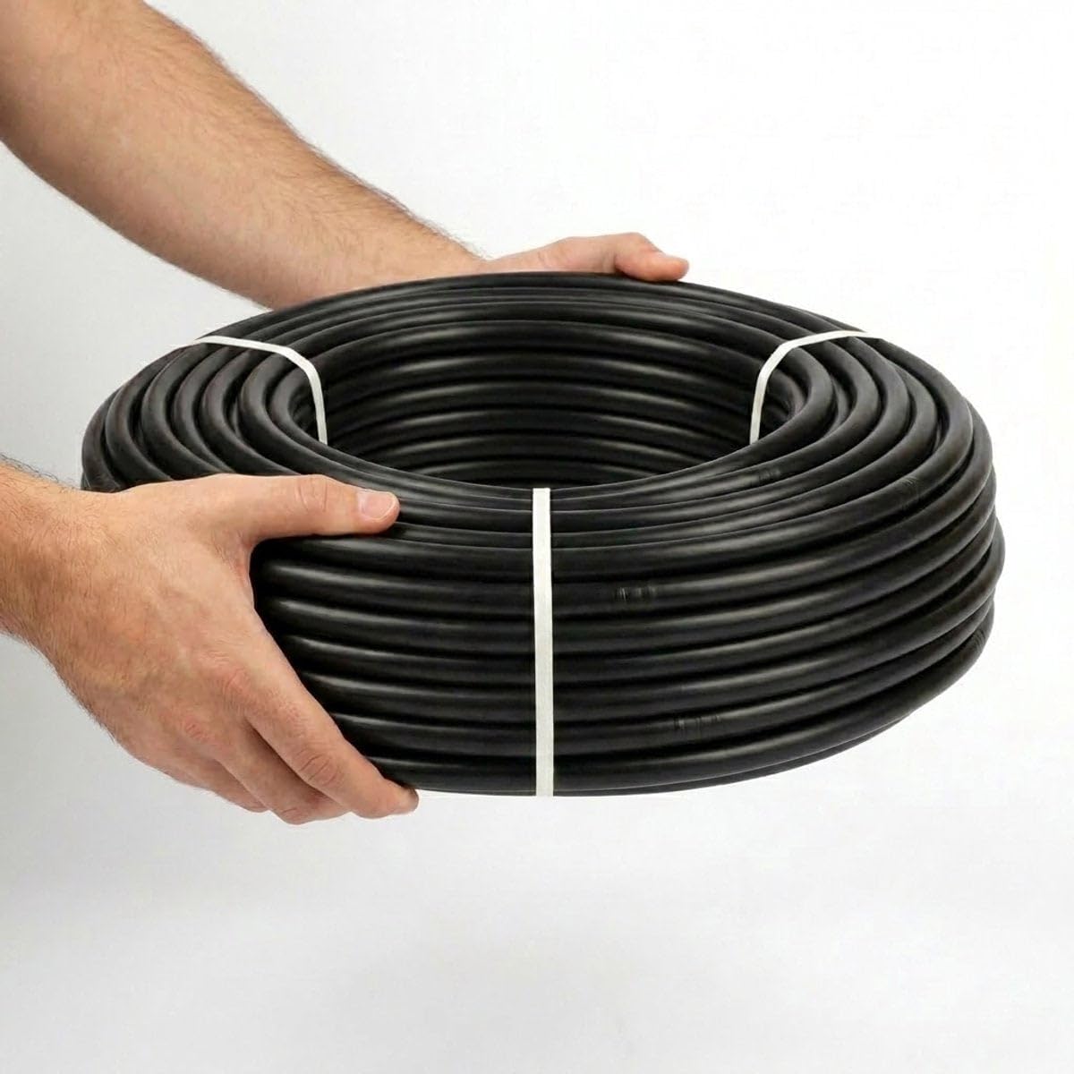 Tropfschlauch Ø16 mm – 100 m Rolle – selbstreinigend, 50 cm Tropfabstand, 4,0 l/h – Tropfbewässerungsschlauch aus PE für Garten, Gewächshaus und Landwirtschaft