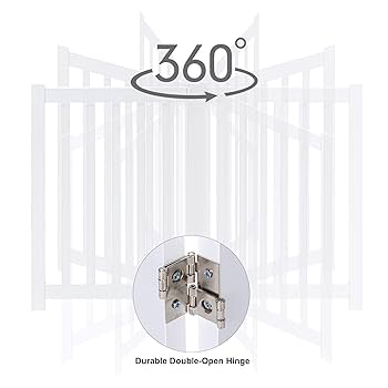 dogページ Amazon.com : Dog Playpen, 8 Panel 24” Height Puppy Fence