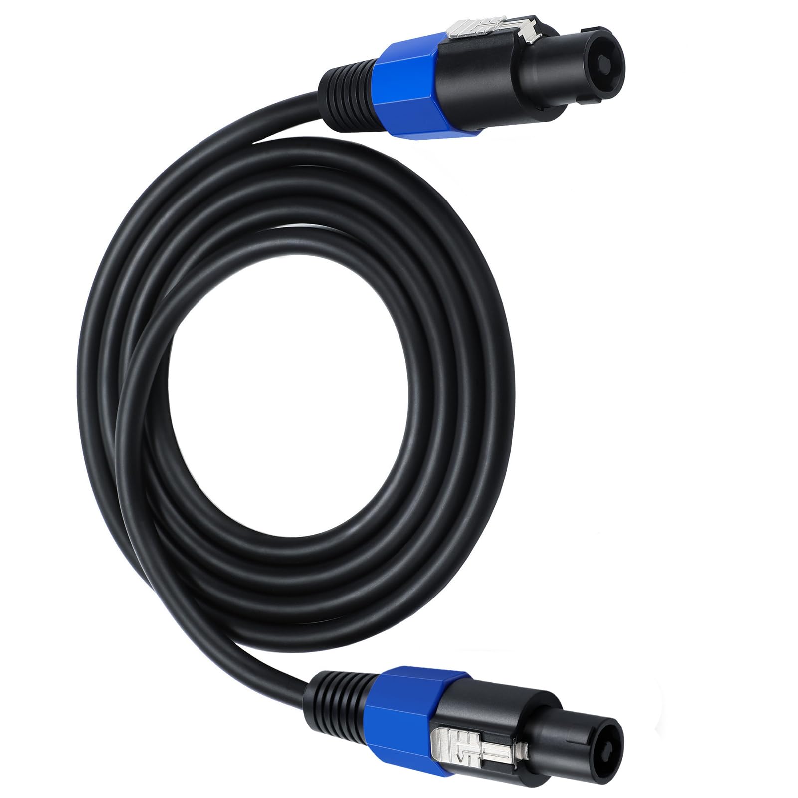 Cavo Da Altoparlante A Speakon Professionale 12 AWG, 61 Metri (200 Ft), Connettori Con Chiusura A Torsione, Per Amplificatori E Palchi
