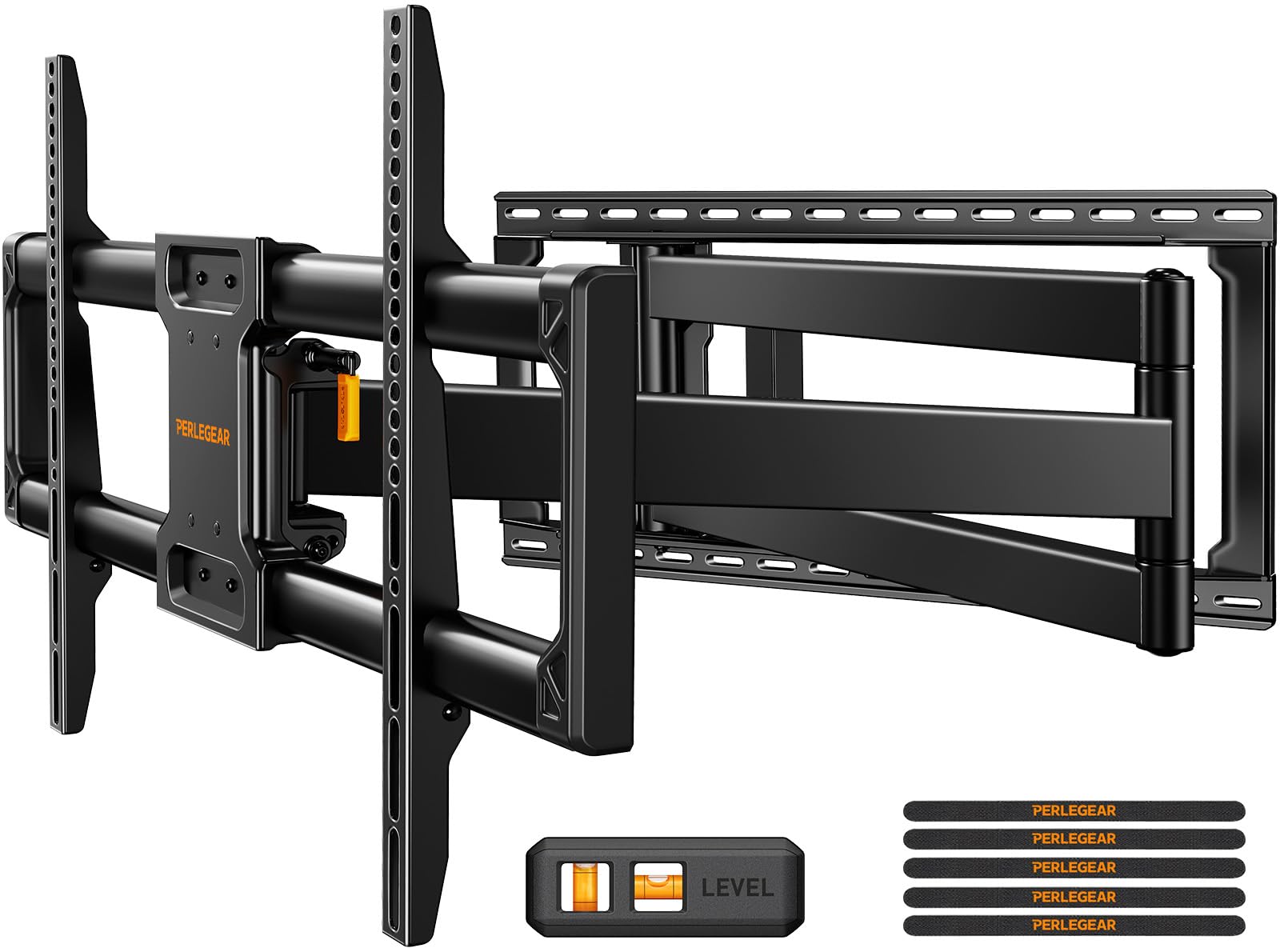 Perlegear Long Arm Full Motion TV Wall Mount