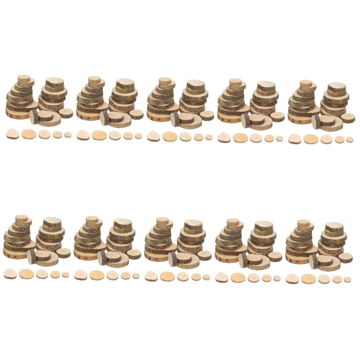 EXCEART Holzstücke 1000 Stk Protokollrunden Holzscheiben Zum Basteln Mit Holzbrett Rustikale Hochzeitsscheibe Würfelt Dekoration Holzscheiben Für Mittelstücke Rundholz Selbstgemacht Teil Hölzern Kind
