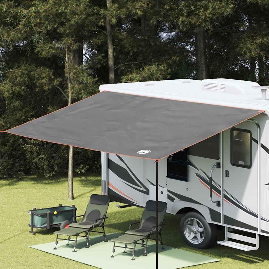 vidaXL Wasserfeste Plane mit Dach Campingplane Wanderplatte Tragbares Shelter