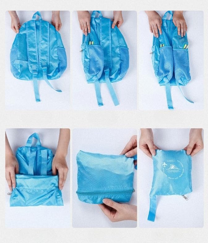 Mochila plegable ligera resistente al agua para senderismo miniatura 7