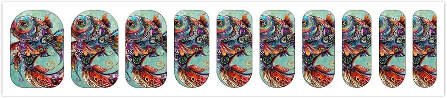 Nail Strips Bundle Full Wrap Long Lasting Nail Polish Strips Easy Application and Removal Salon Quality Self Adhesive Art Stickers for Women Gifts