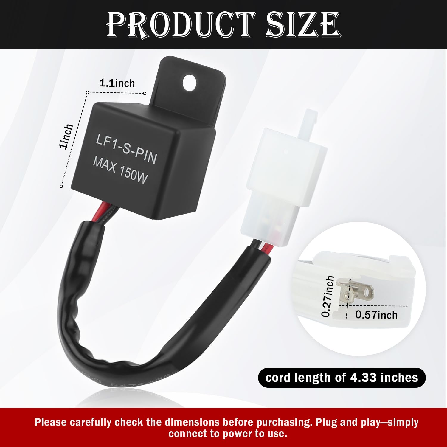 Amazon.com: Motorcycle LED Flasher Relay for LED Turn Signal,12V
