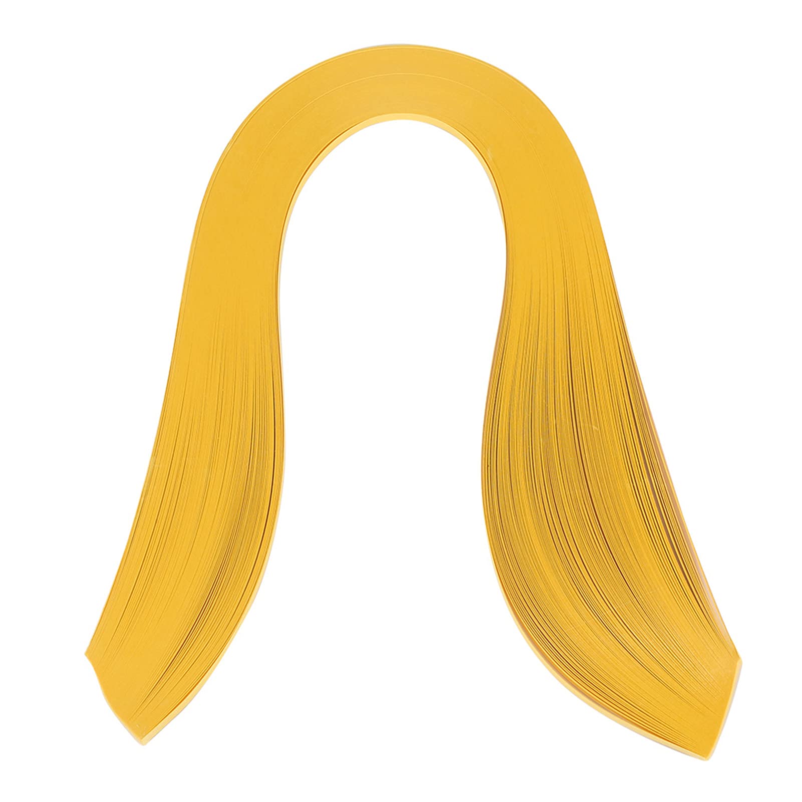 Paper Quilling Kit with 600 Stripes 3mm Width Pure Color Origami Paper for Quilling Paper Arts and Crafts Card Design (Turmeric)