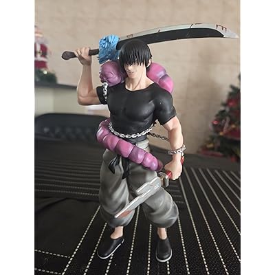 JJK Fushiguro Toji Figuur 22 cm Anime Toji Actiefiguur met worm en zwaard model staande strijd JJK-figuur Manga-beeldje Model Collection JJK Anime Geschenken Collectible Sculptuur