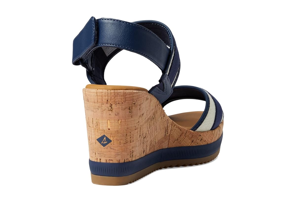  SLIPPER スウェード　NAVY US9 Waves Navy Blue and Black Geometric Tapered Flip Flops