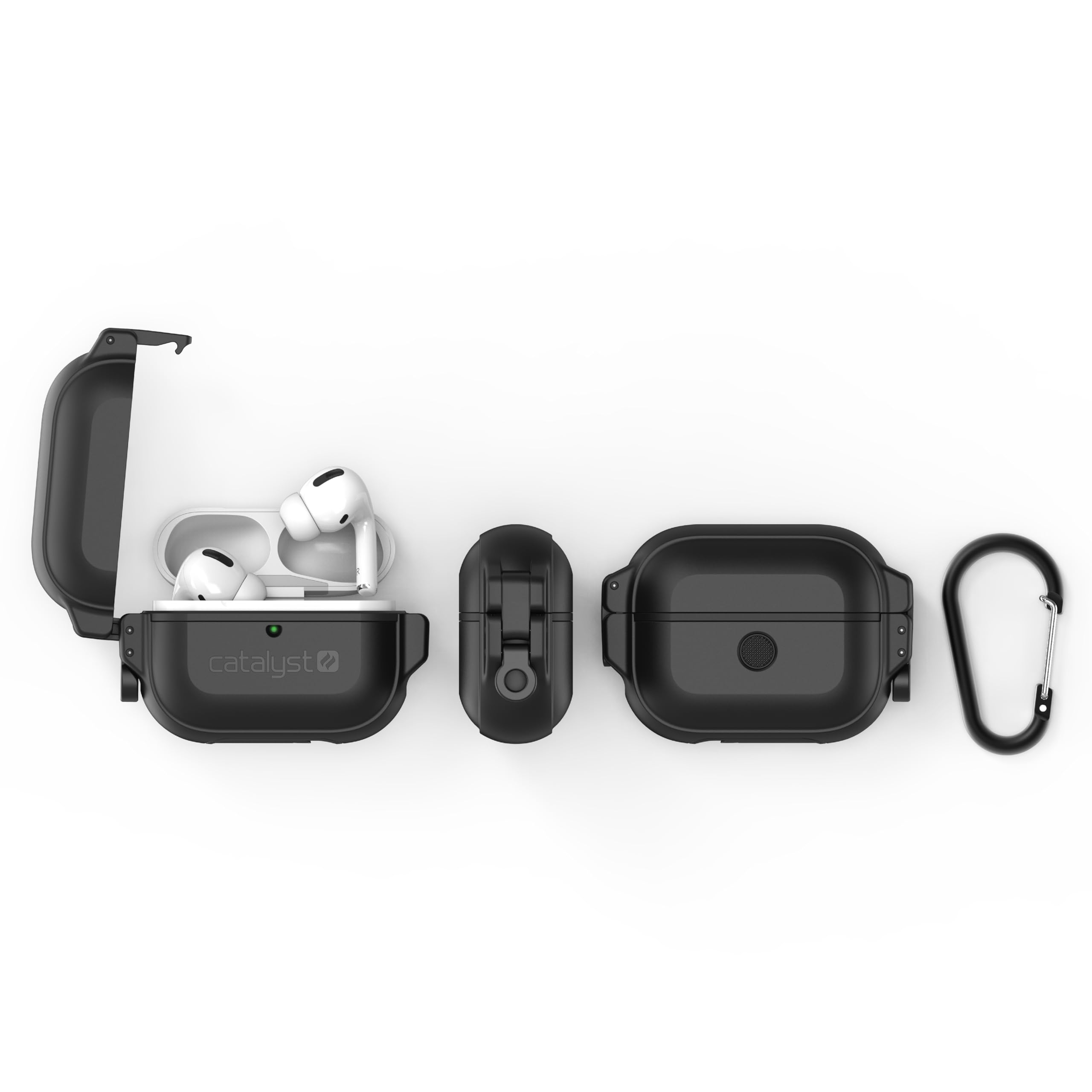 Catalyst - Cover Impermeabile e Antiurto di Protezione Totale, resistente alle cadute, alta protezione per AirPods Pro - Custodia Verde Militare