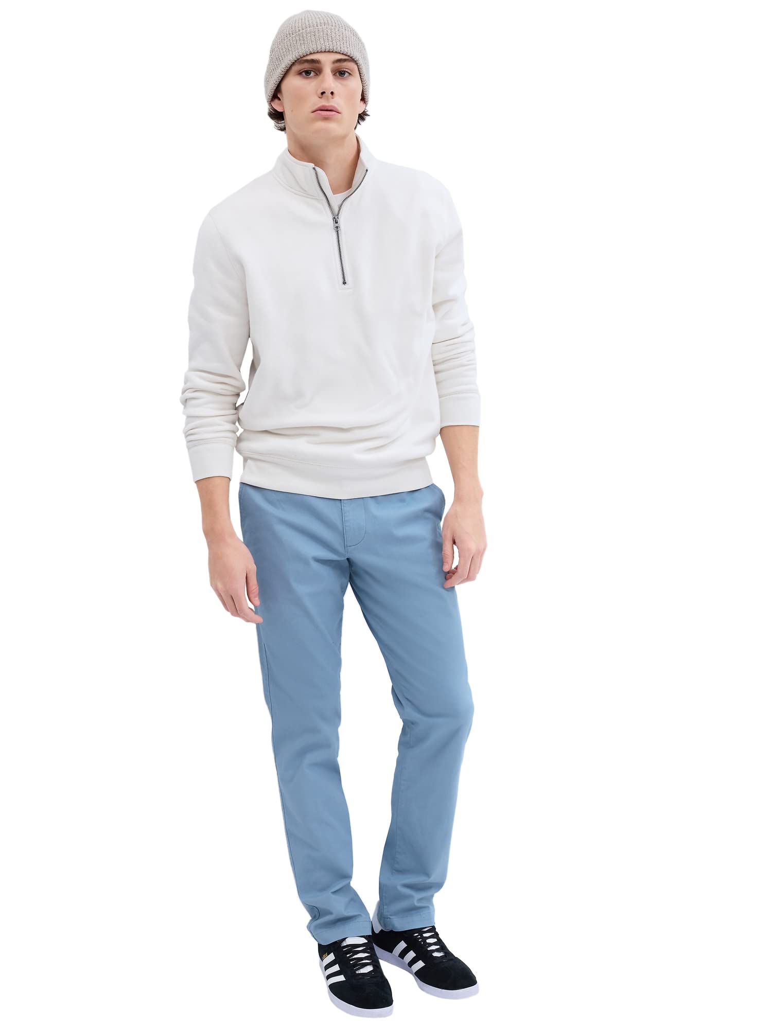 Men's Essential Slim Fit Khaki Chino Pants