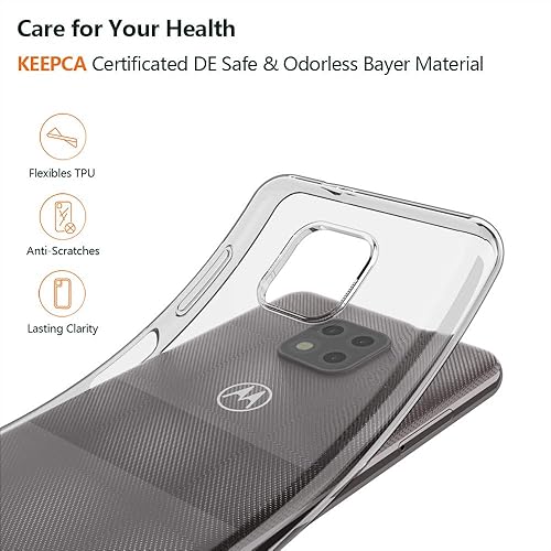 Miniatura 6 de Funda delgada para teléfono Moto G Power 2021, funda delgada de TPU flexible de silicona suave, antiarañazos, a prueba de golpes, funda protectora