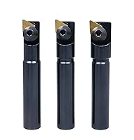 Vista 7 de Accusize Industrial Tools Juego de fresas de extremo indexables en miniatura de 3 piezas, vástago de 1/2 pulgada, 0046-0510