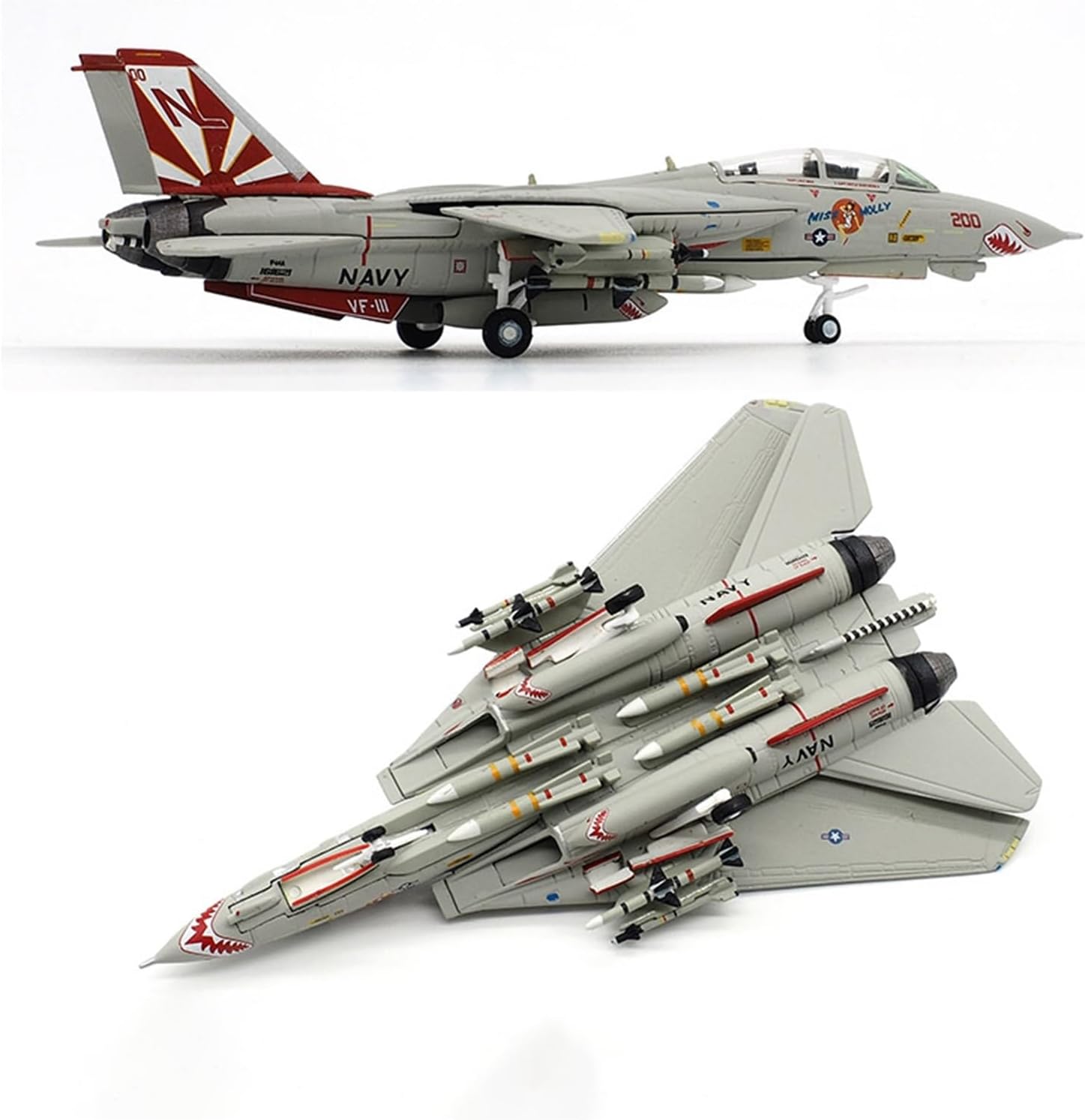 Diecast 1 200 Scale for US Navy Tomcat Fighter Alloy Aircraft Model F14 Static Display Adult Collectible Toy Hobby Playgame Kit
