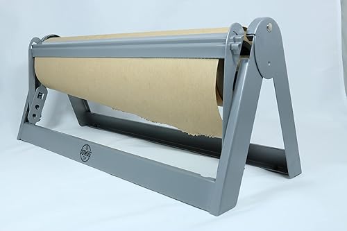 Miniatura 6 de Cortador de rollo de papel artesanal de 18 pulgadas - Dispensador de papel de carnicero - Cortador de papel en rollo de envoltura de regalos -