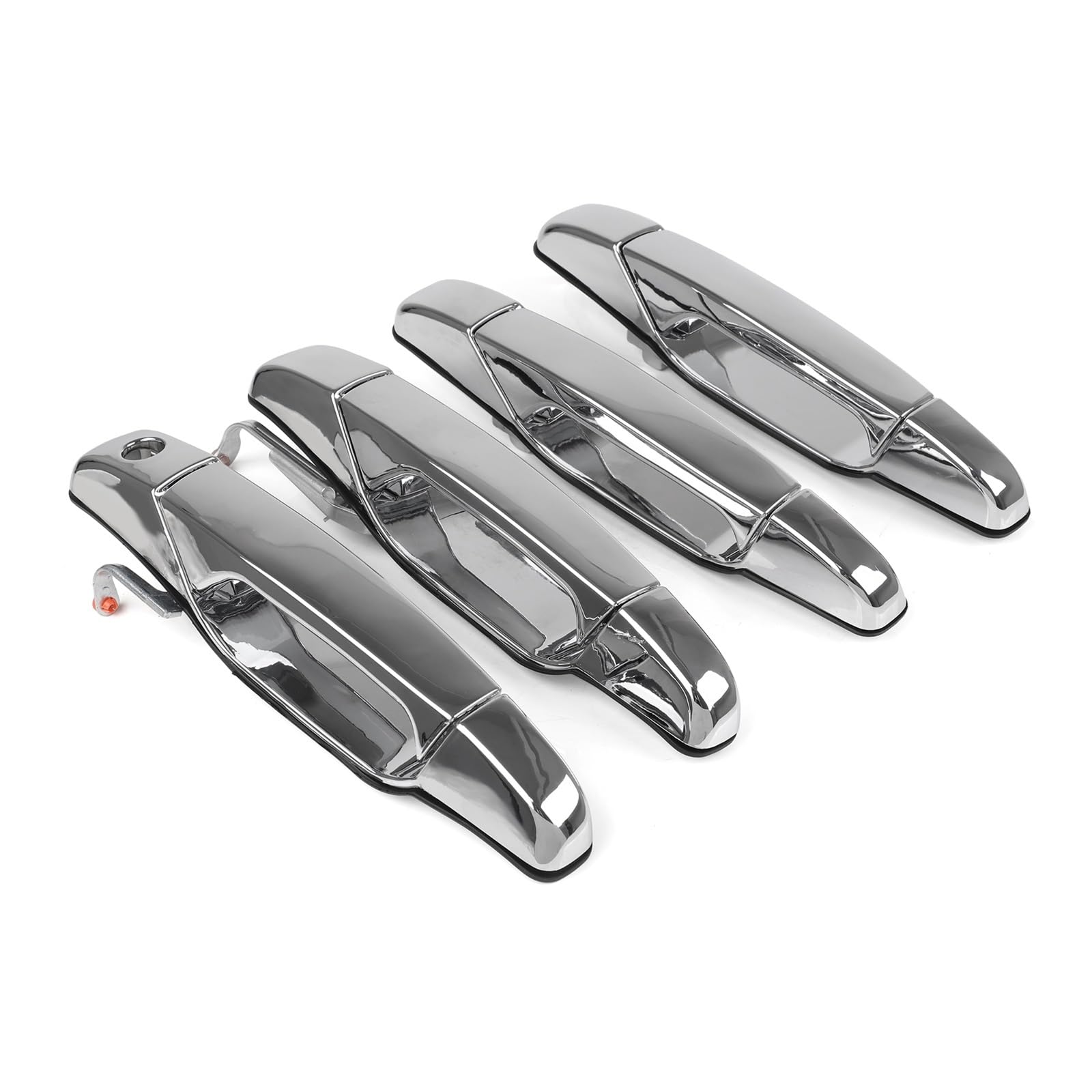 KEBJSBGTD Exterior Left Right Door Handle Front Rear Driver Passenger 2007-2014 for G&MC for Ca&dillac Escalade Ch&Evy Avalanche Silverado Cars Doors Handles