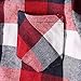 Kids Little Boys Girls Baby Red Plaid Flannel Long Sleeve Button Down Flannel Shirt Plaid Tops Girl Boy Clothes (12-18 Months, Red & Gray)