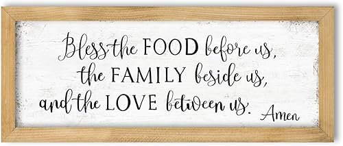 Miniatura 14 de Bless The Food Before Us Decoración de pared: letreros de cocina de granja, decoración de pared, versículos de la Biblia, arte de pared cristiano,