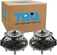 Vista 118 de TRQ Par de conjunto de cubo de cojinete de rueda delantera izquierda derecha, 2 piezas compatible con Lexus GX460 2003-2009 GX470 2003-2023 Toyota