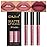 evpct 3Pcs Light Neutral Mauve Matte Liquid Lipstick Lip Stain Sets for Women, Matte Lipstick Long Lasting Waterproof Permanent 24 Hours original, Magic Lip Sticks Pack for Halloween Daily Makeup